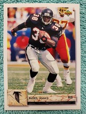 1992 UPPER DECK KEITH JONES #593 ATLANTA FALCONS