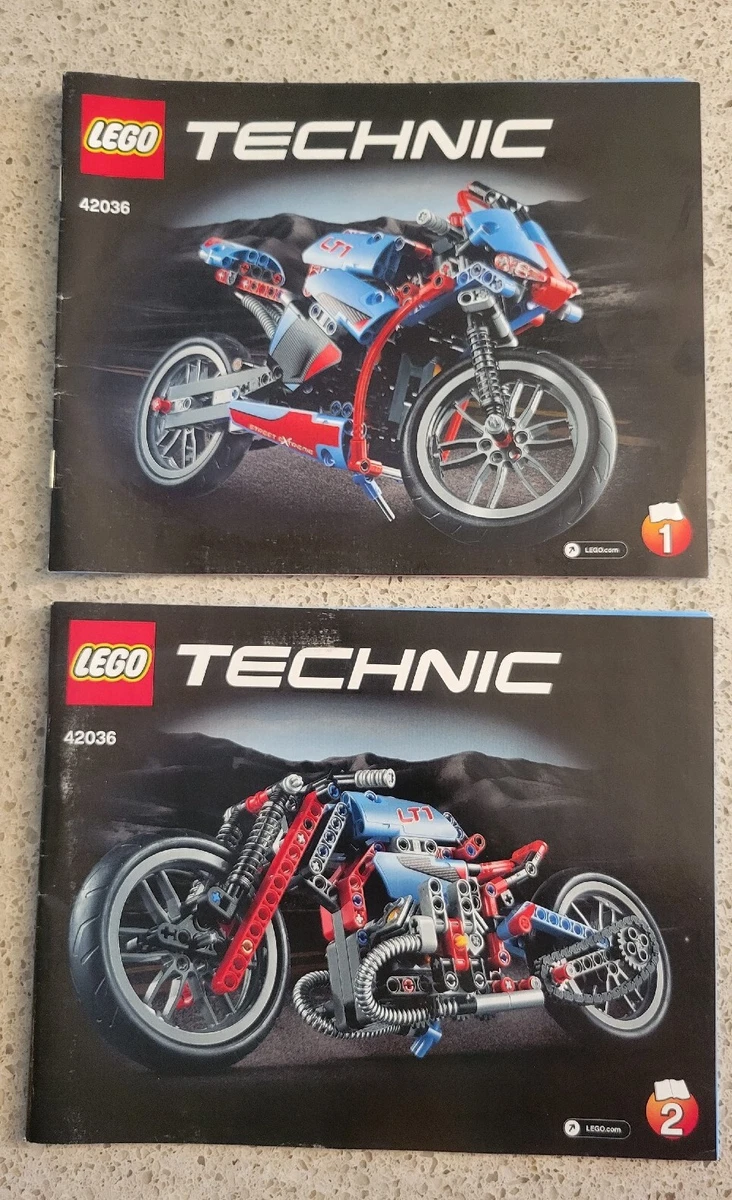 Lego Technic #42036 Street Motorcycle (2015) Instructions Only