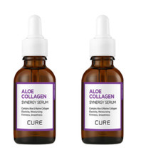 Cure Aloe collagen Synergy Serum 30g x 2ea Anti-Aging K-Beauty