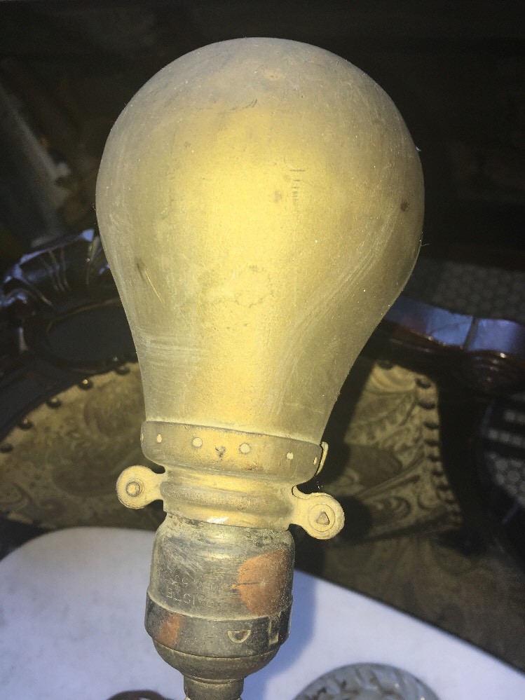 Vtg Industrial Steampunk Bench Desk Table Reading Lamp Lighy Signed