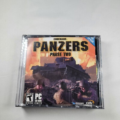 Codename Panzers Phase Two PC CD-ROM 4 Discs w/ Case No Manual +Code