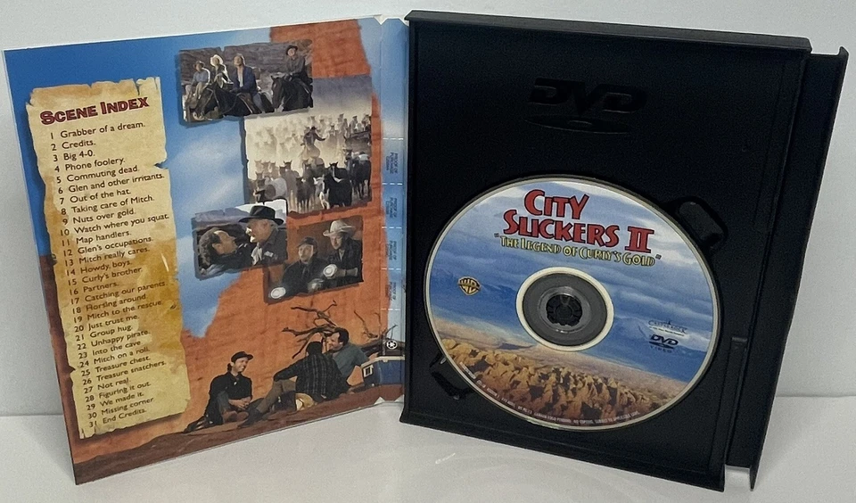 City Slickers 2 The Legend Of Curly’s Gold (DVD, 1991, Billy Crystal, OOP) Cad - Image 2 of 4