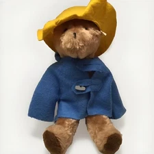 Paddington Bear Plush Vintage with Jacket and Hat Eden Toys Inc. 18” READ