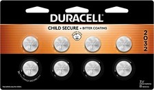 DURACELL CR2032 LITHIUM Batt 8 per package Exp March 2032 new factory sealed