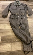    WALLS Blizzard Heavy Gray Overalls USA Men  s LARGE Regular Insulated Belt   