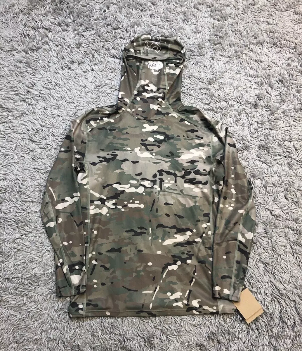 Supreme The North Face Base Layer L/S Top Size Medium Shiesty Camo