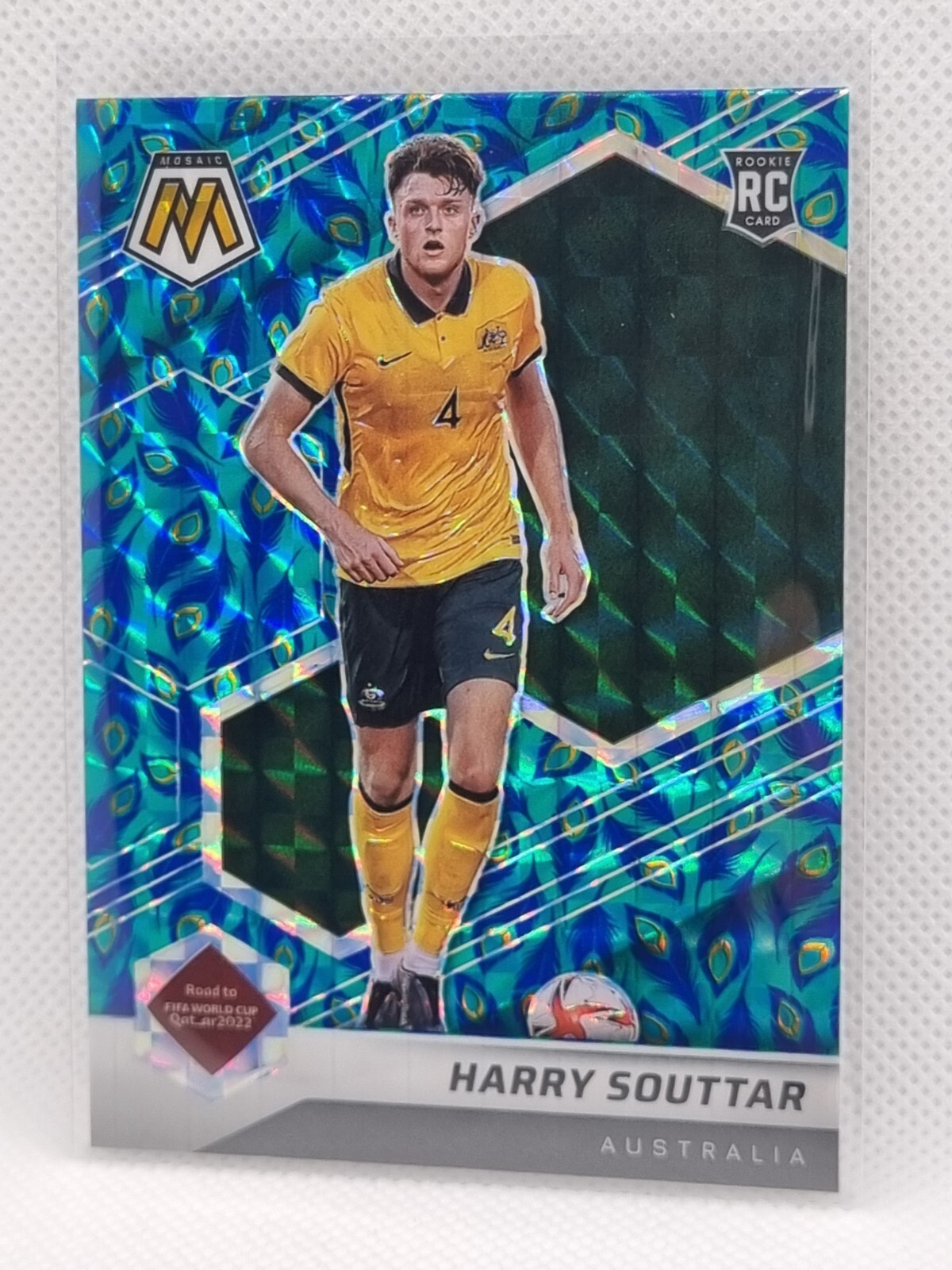 Harry Souttar Australia Sheffield United Panini Mosaic 2021-22 Peacock Variant