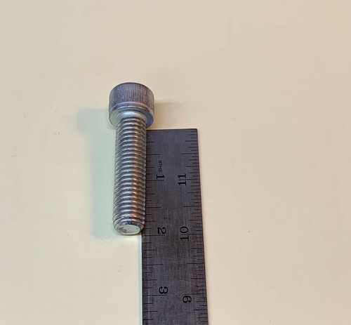(50) 1/2-13 X 2 Socket Head Cap Screw Alloy Zinc Plated Allen Bolt Grade 8 1/2x2 - Picture 6 of 7