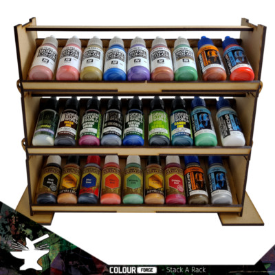 The Colour Forge - Stack a Rack Farbregal-Set (3 Ebenen) - Ideal für Maler!