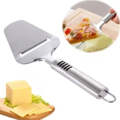 Silber Edelstahl Käseschäler & Schneider - Butterschneider Messer für Küche