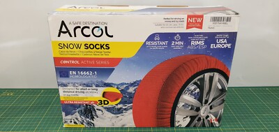 ARCOL Control Active Series XL Textilschneekette EN16662-1 für R14-R22