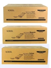 Xerox 6180 High Yield 3 Pack Color Combo - Cyan, Magenta & Yellow