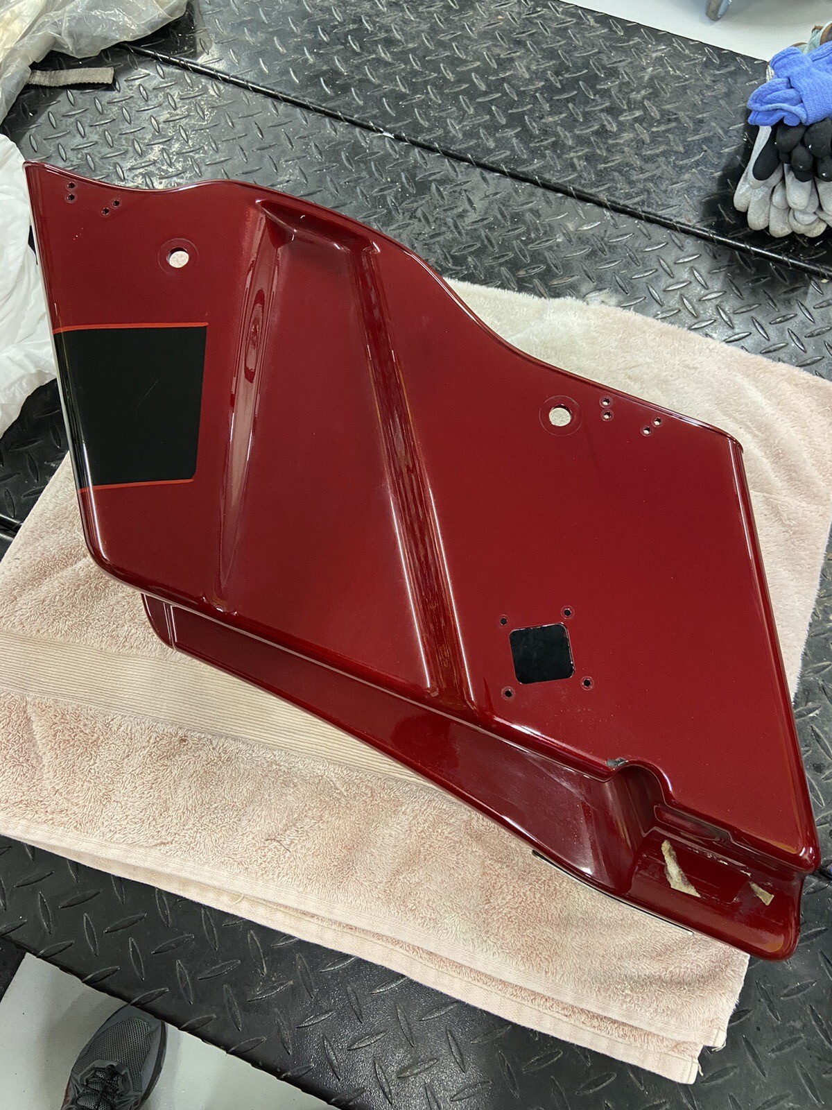 2017 Harley CVO Saddle Bag (Bag Only) eBay