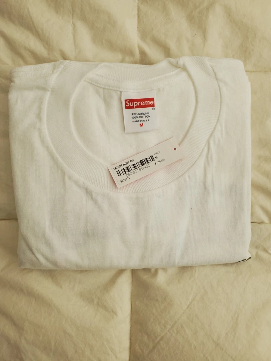 Supreme laugh now tee white 2025