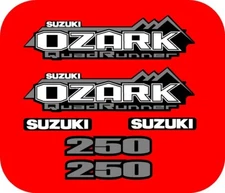 Suzuki Ozark Decal  LT-F 250 ATV Tank Sticker Graphic King Quad QuadRunner LTA
