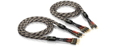 ViaBlue SC-4 SILVER Series Bi-Wire 4 x 4,00 mm² Lautsprecherkabel Bananas (Paar)