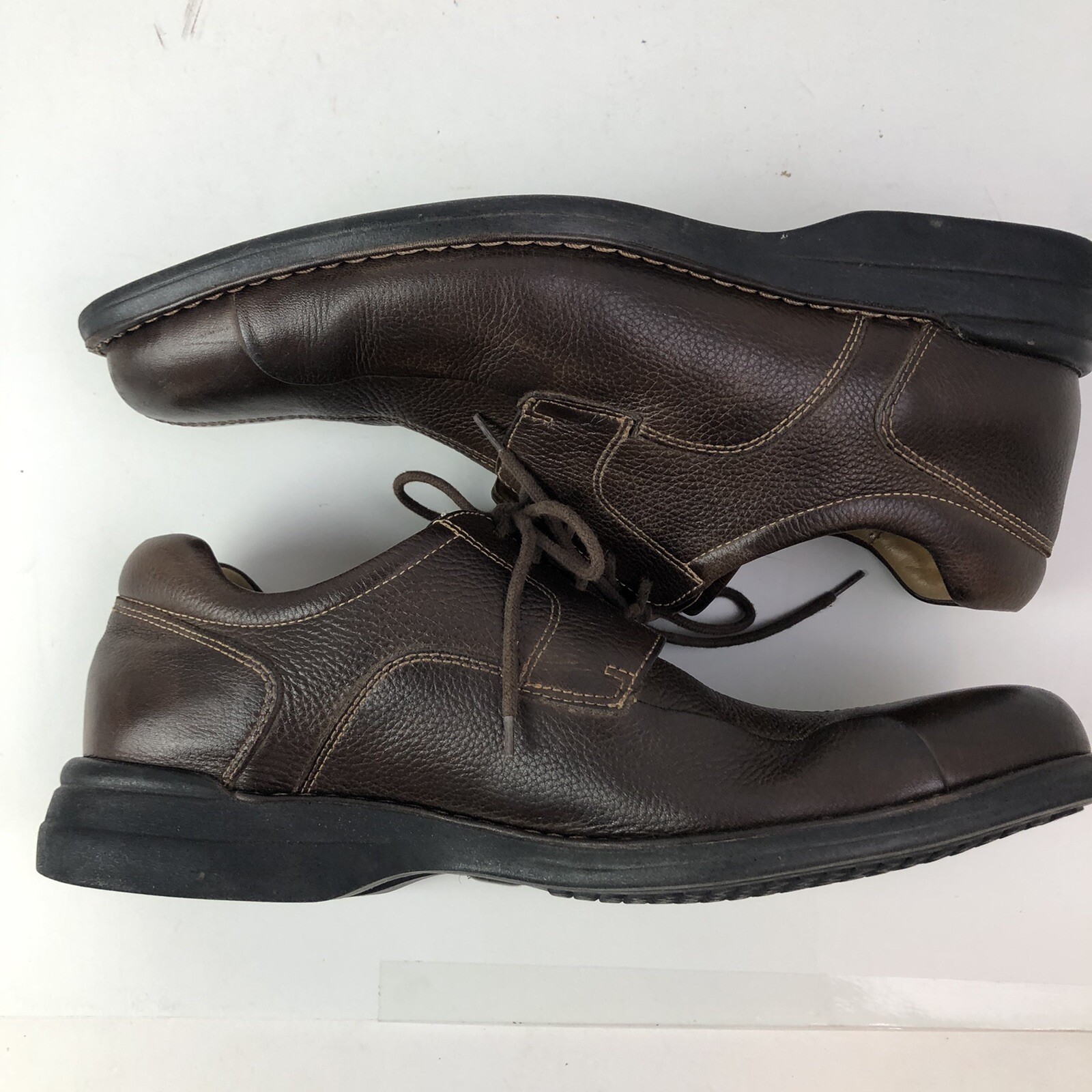 SAOLA Scarpe uomo Johnston & Murphy taglia 10 5 Med pelle marrone stringate stile 207223