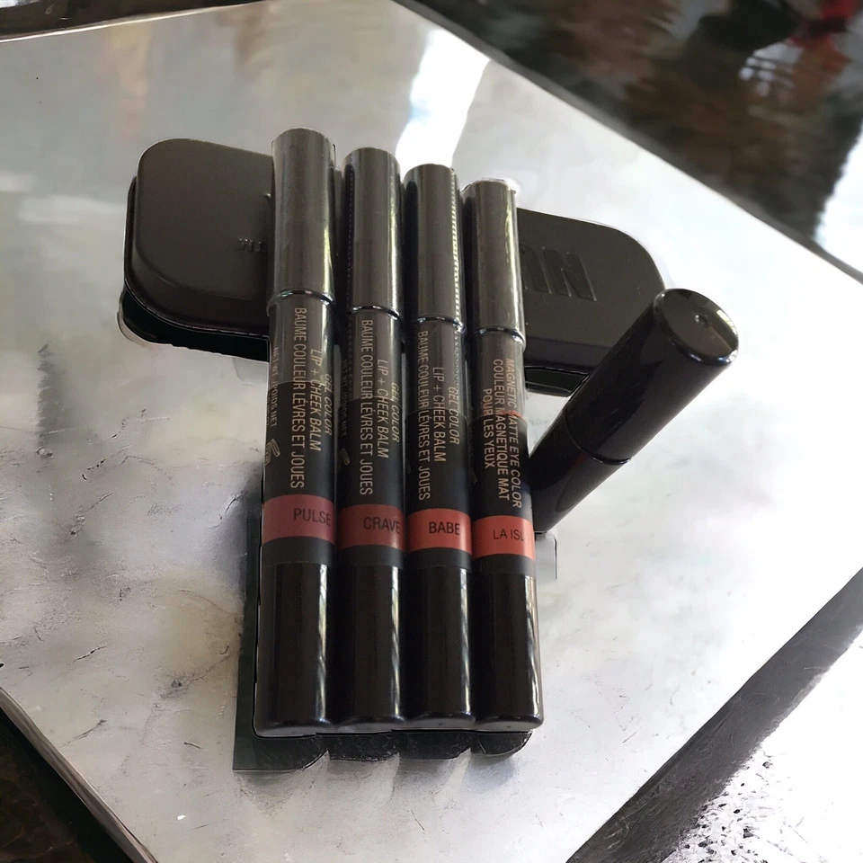 nude stix set! NEW! lip and cheek balm, lip color 4 pcs with sharpener full size - Image 3 of 4