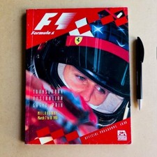 Michael Schumacher Ferrari Australian F1GP Formula 1 Grand Prix 1990s Program.