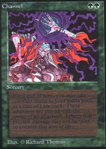 [1x] Channel Near Mint, English Alpha MTG Magic