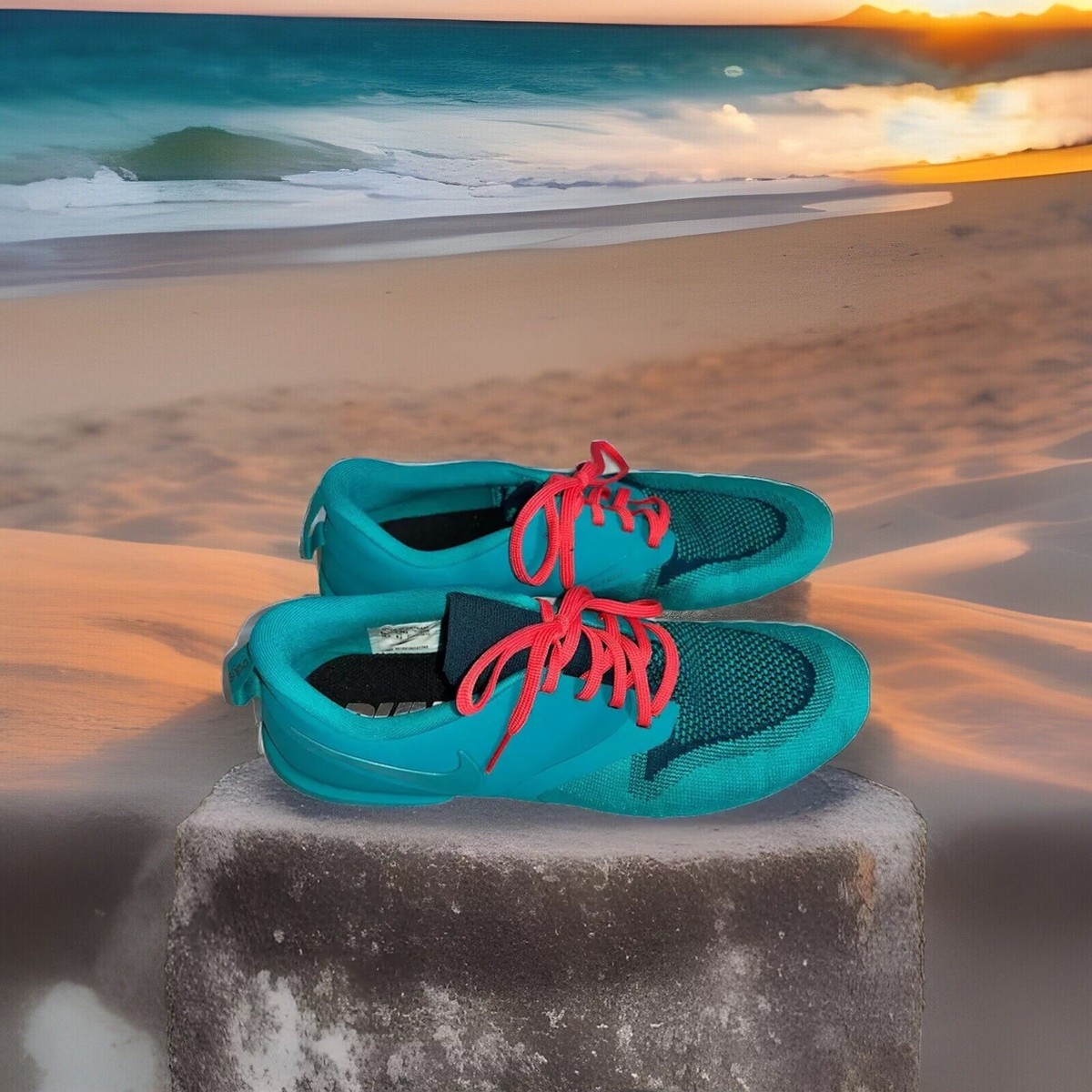 Nike Odyssey React Women Running Shoes Turquoise Miami Dolphins  Gameday