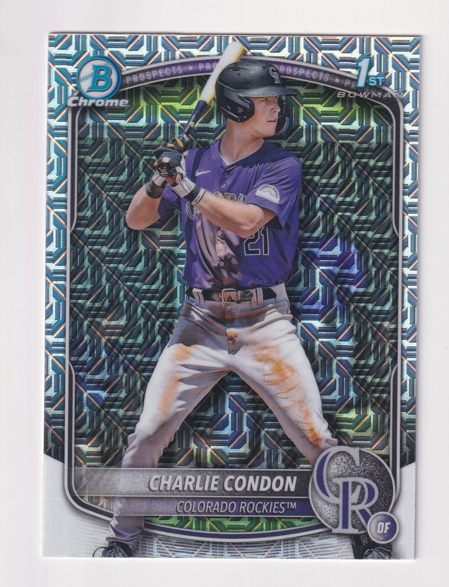 2025 Bowman Chrome MOJO REFRACTOR #BCP-75 CHARLIE CONDON RC Rookie