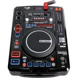 DJ Technologie - iScratch201 - Pro DJ Contrôleur CD MP3 USB Multi-joueur