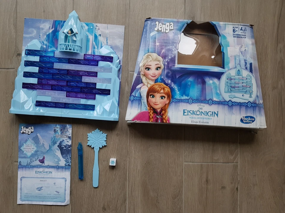Jenga, Frozen Die Eiskönigin, Völlig unverfroren, Elsas Turm, Hasbro, 6+, Disney - Bild 2 von 4