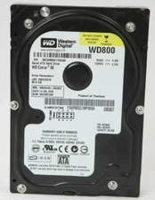 Western Digital Caviar WD WD800JD-08JNC0 WD800 SATA Hard Disk Drive HDD 80GB