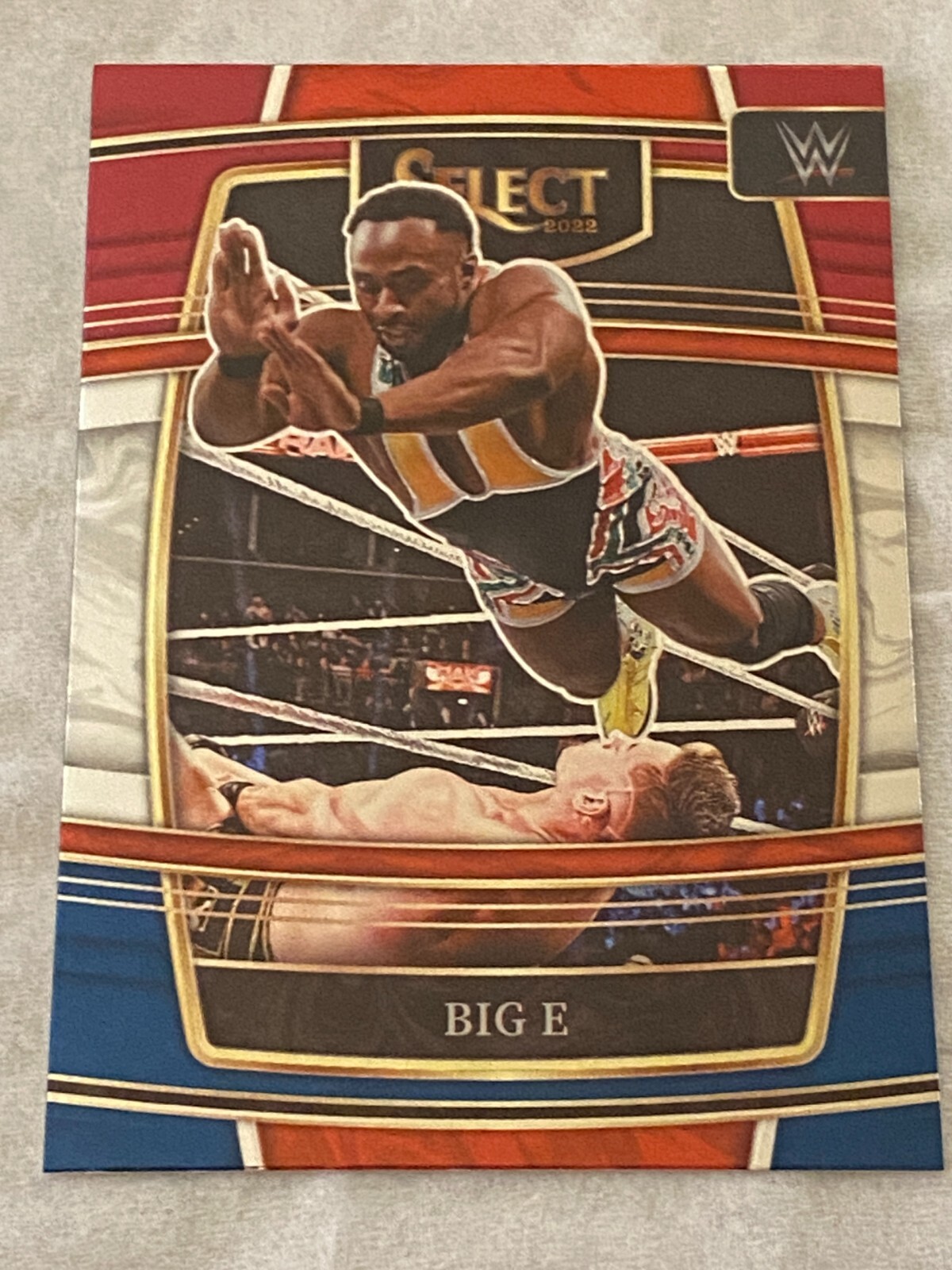 PANINI Select WWE 2022 BIG E Red/White/Blue Prizm Card NM