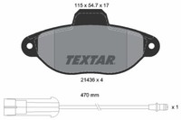 Textar 2143603 Bremsbelagsatz, Scheibenbremse FüR Fiat, Lancia, Zastava
