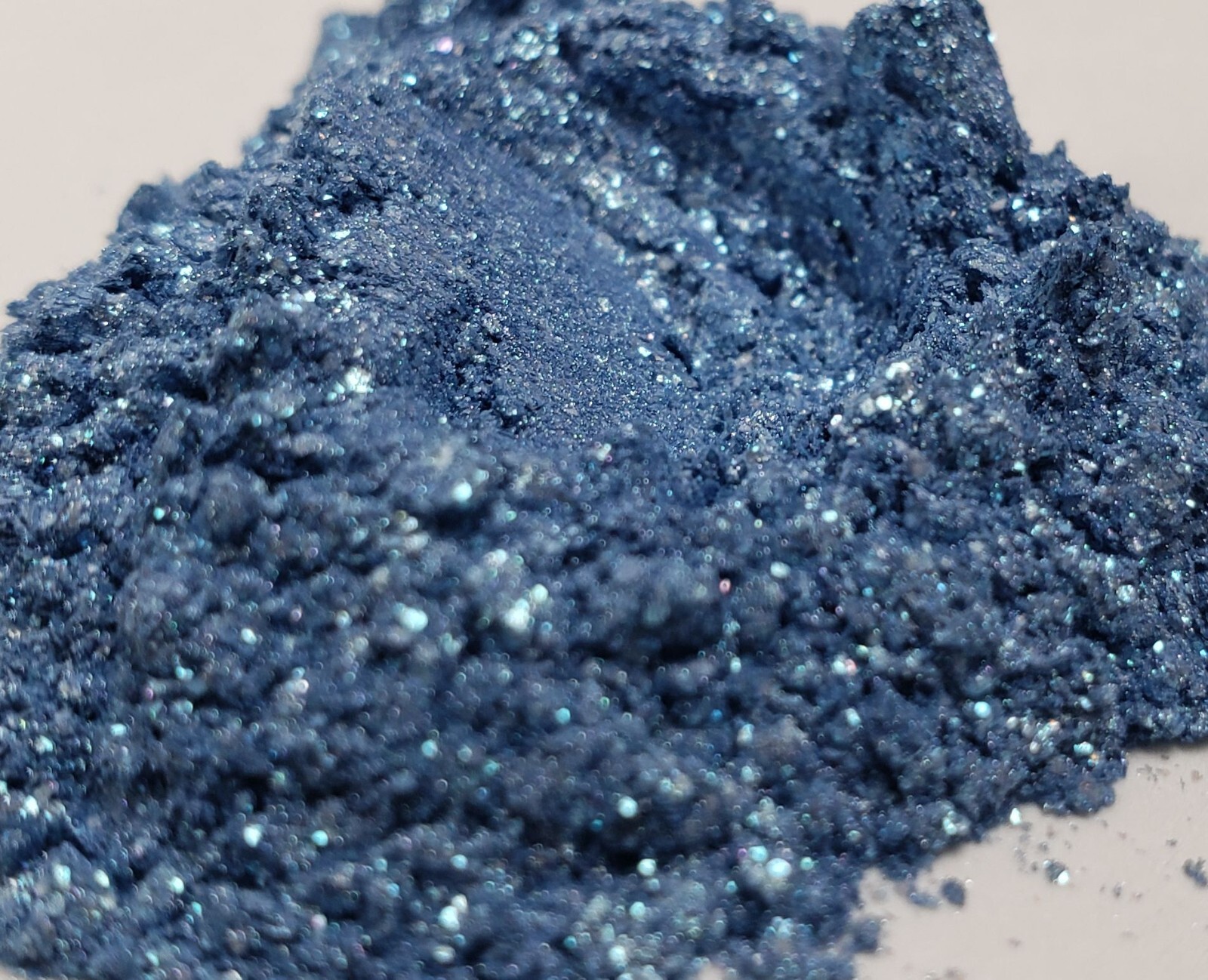 Silver Blue Geode Special Art Pearl Pigment Mica Paint Resin Casting