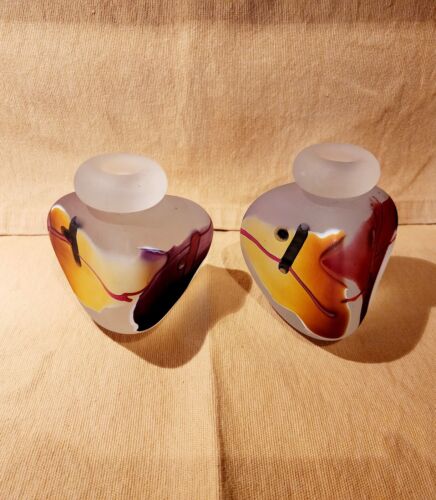 JAMES R WILBAT (2) Frosted Glass Display Pieces 2012 - Picture 3 of 11