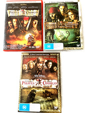Pirates of the Caribbean At world's End, Dead Man's Chest 3 Movie Collection DVD