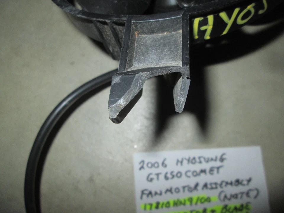 Ventilador de radiador Hyosung GT650 2006 Comet 17810Hn9100 (poco kilometraje) Foto 4 de 4