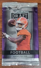 2017 Leaf Draft Football 5 Card Pack