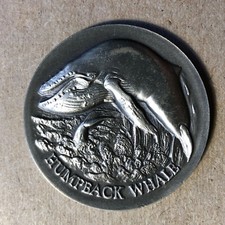 Wittnauer Mint Longines Symphonette Sterling Humpback Whale Silver Medal