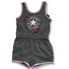CONVERSE Little Girl's Chuck Patch Romper