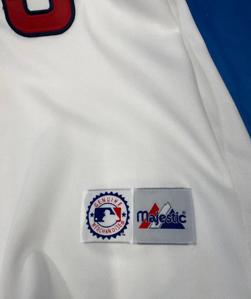 Anaheim Angels Majestic Button Front Troy Glaus Signed Jersey - Image 3 of 4