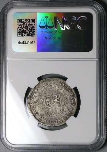 1784-Mo NGC VG Mexico 2 Reales Error Charles III Spain Colony Coin (24071903C) - Picture 7 of 7