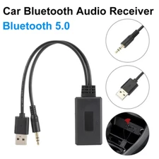 Universal Car Bluetooth 5.0 AUX USB Receiver Adapter – Plug & Play