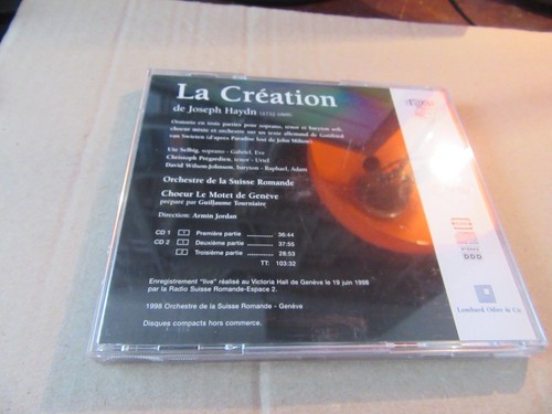 3 x CD RARE ORCHESTRE DE LA SUISSE ROMANDE OSR ARMIN JORDAN PROMOTIONAL PRIVATE - Picture 4 of 5
