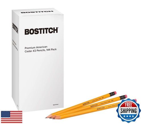 Bostitch Office Premium #2 Pencils, American Cedar Wood, Pre-Sharpened, HB Gr - Picture 2 of 5