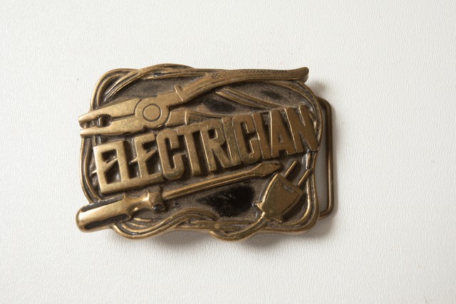 electrician belt buckle