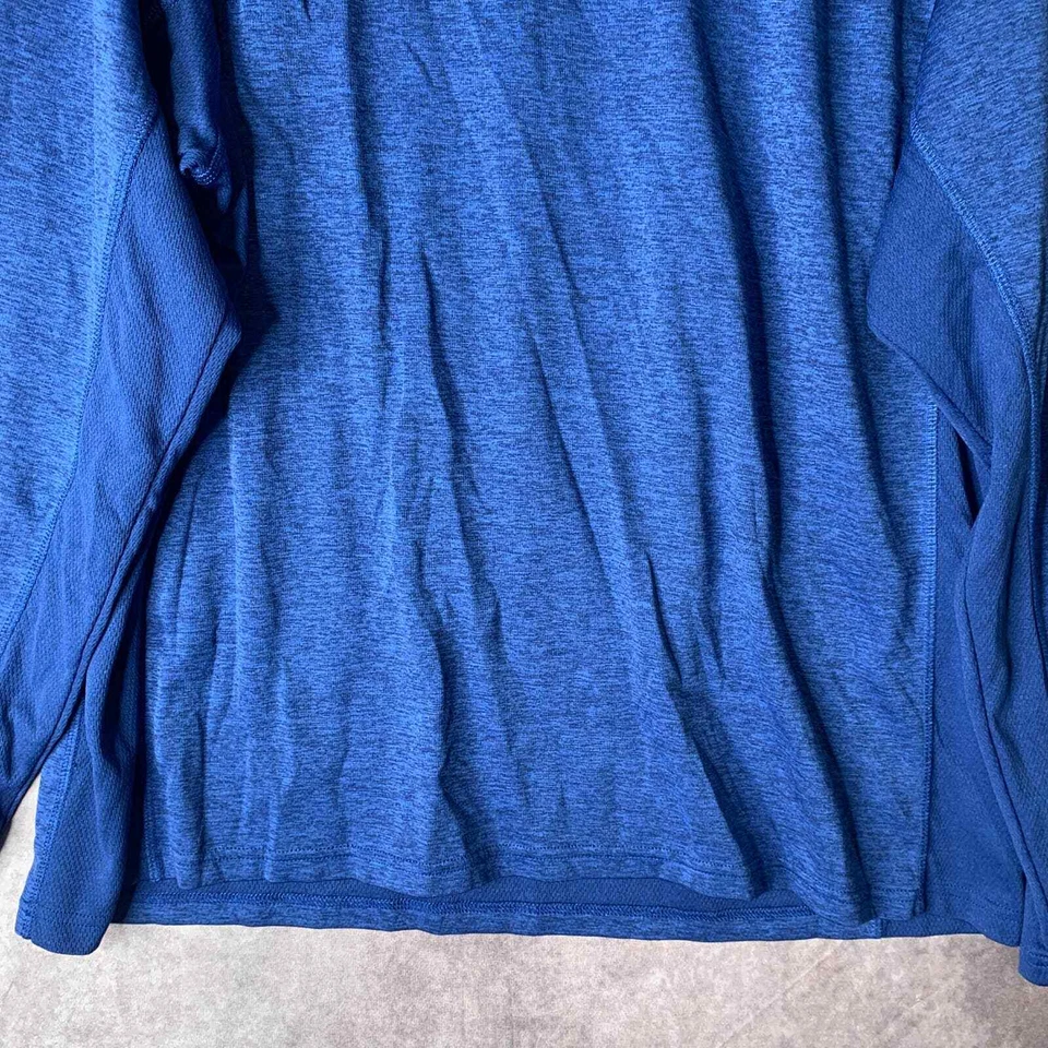BCG Mens Shirt Top Size 2XL Blue Athletic Long Sleeves Crew Neck Pullover - Image 3 of 4