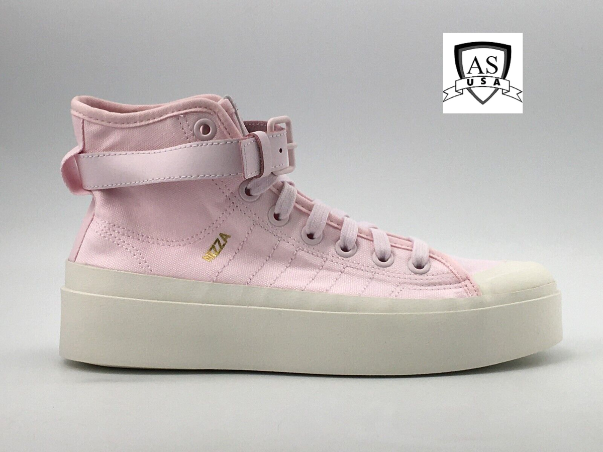 Adidas Originals Nizza Bonega Mid Women's Size 8 Almost Pink