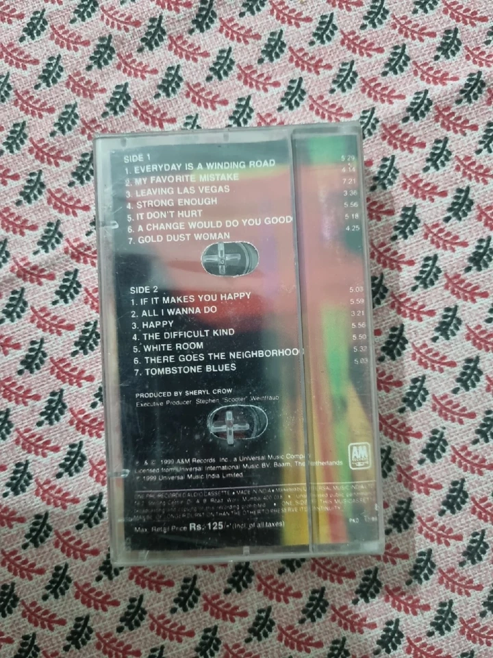 Sheryl Crow And Friends Live From Central Park Cassette India SEALED TAPE - Image 3 of 3