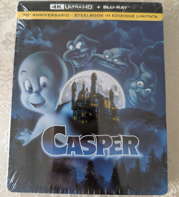 Casper 30th Anniversary 4K UHD Blu Ray Steelbook Deutscher Ton KULT OOP NEU OVP