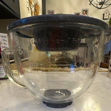 KitchenAid Szklana miska do mieszania z szarą pokrywką 4,7 l - Doskonały stan