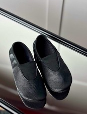 by VA brand Leather Ballet Shoes. Gymnastic leather dance shoes  Black shoes